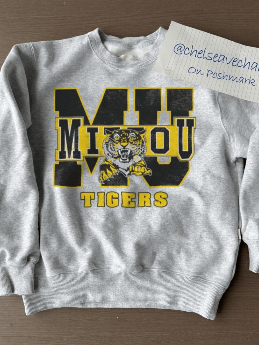 Vintage NCAA Missouri Tigers Football Sweatshirt, University of Missouri Shirt